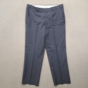 Santorelli New Romeo Wool Dress Pants Mens 36x28 Flat Front Made in Italy